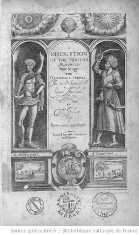 The frontispiece of the Herbert's 1634 edition. From gallica. BNF image