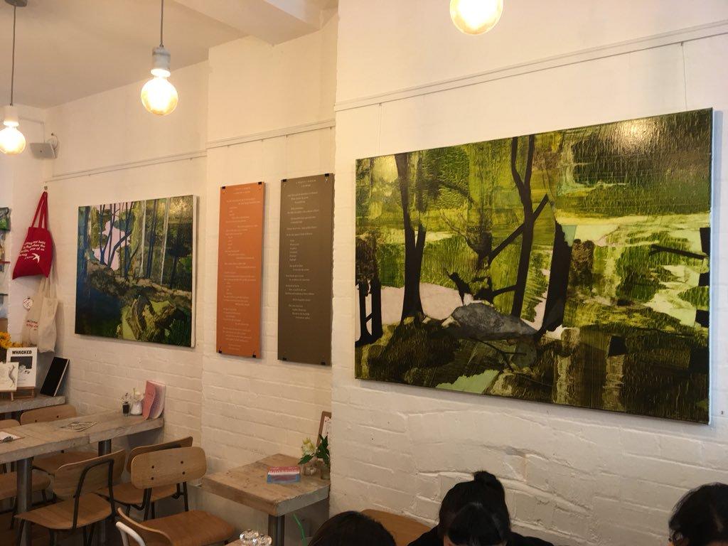 Poetry exhibition: Zoe Benbow and Sarah Corbett: overall view