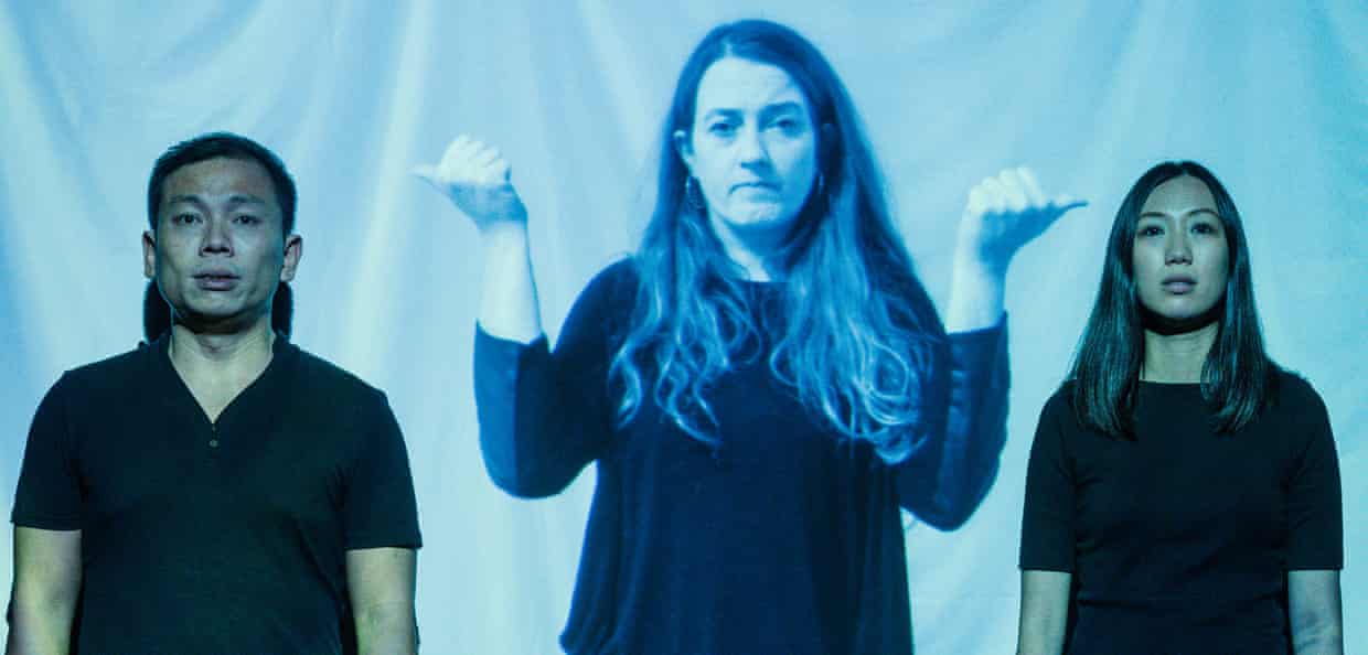 And Suddenly I Disappear. Some of the cast. Image: Guardian